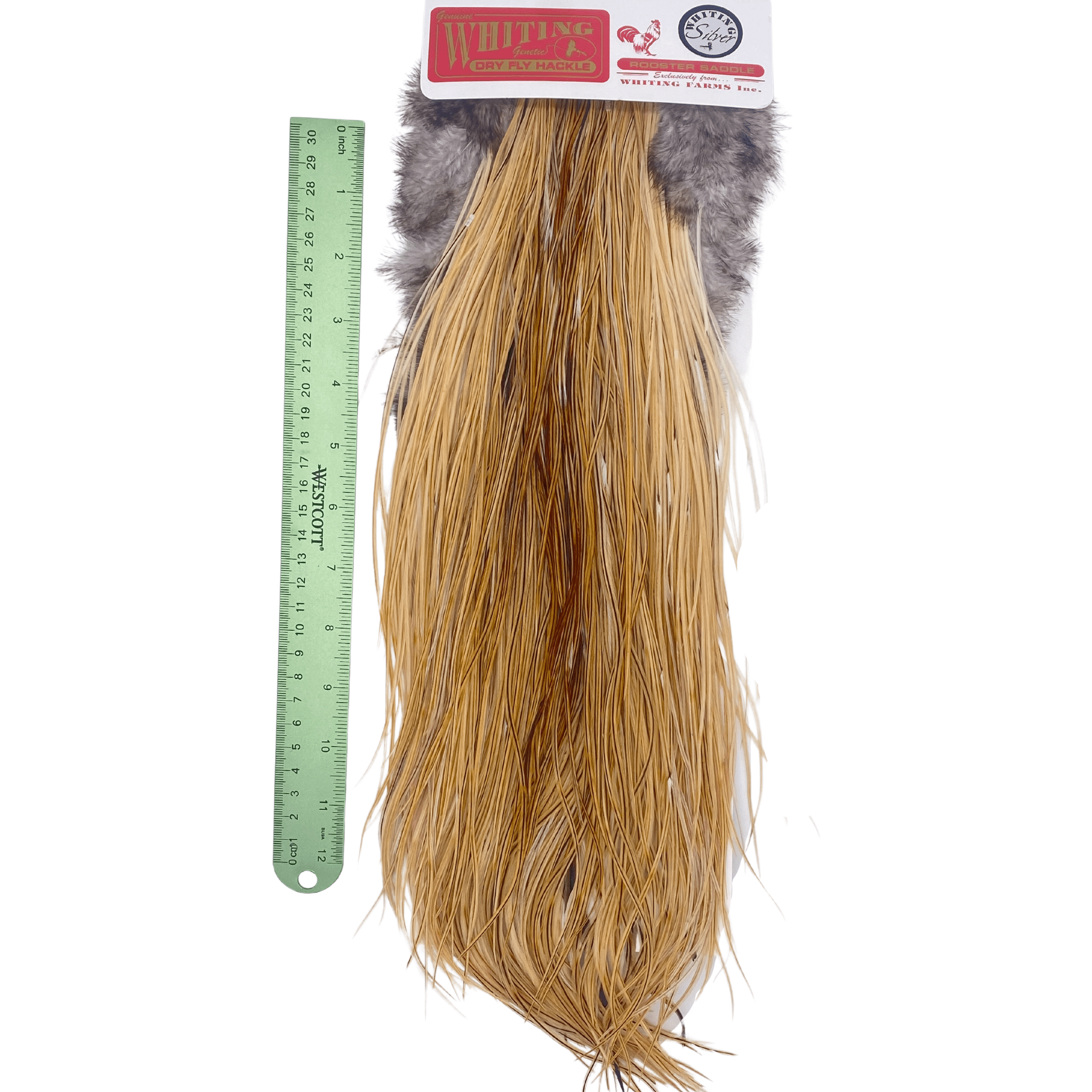 Whiting Rooster Saddle - Silver Grade - The Blue Quill Angler