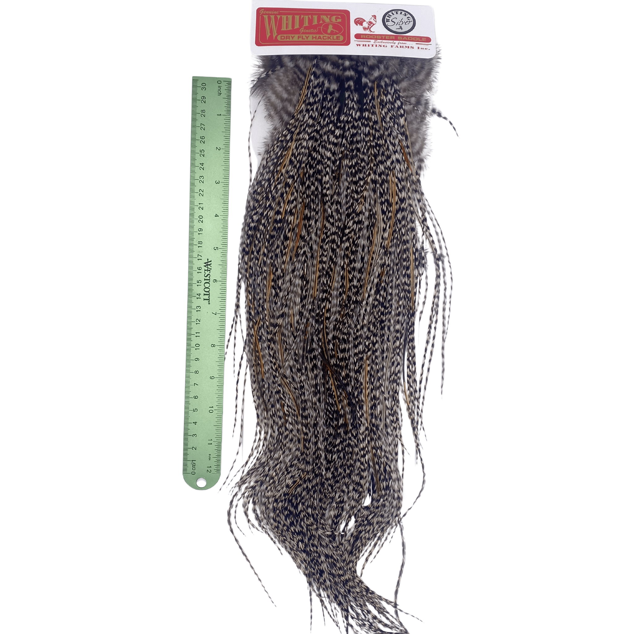 Whiting Rooster Saddle - Silver Grade - The Blue Quill Angler