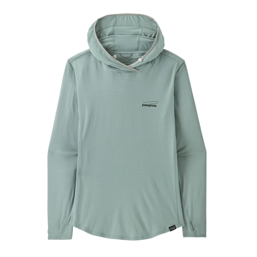W's Tropic Comfort Natural Graphic Hoody - The Blue Quill Angler