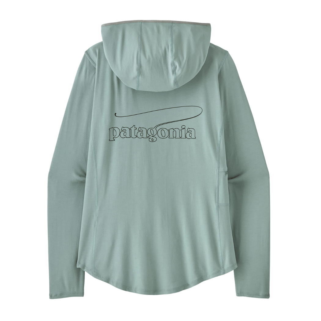 W's Tropic Comfort Natural Graphic Hoody - The Blue Quill Angler