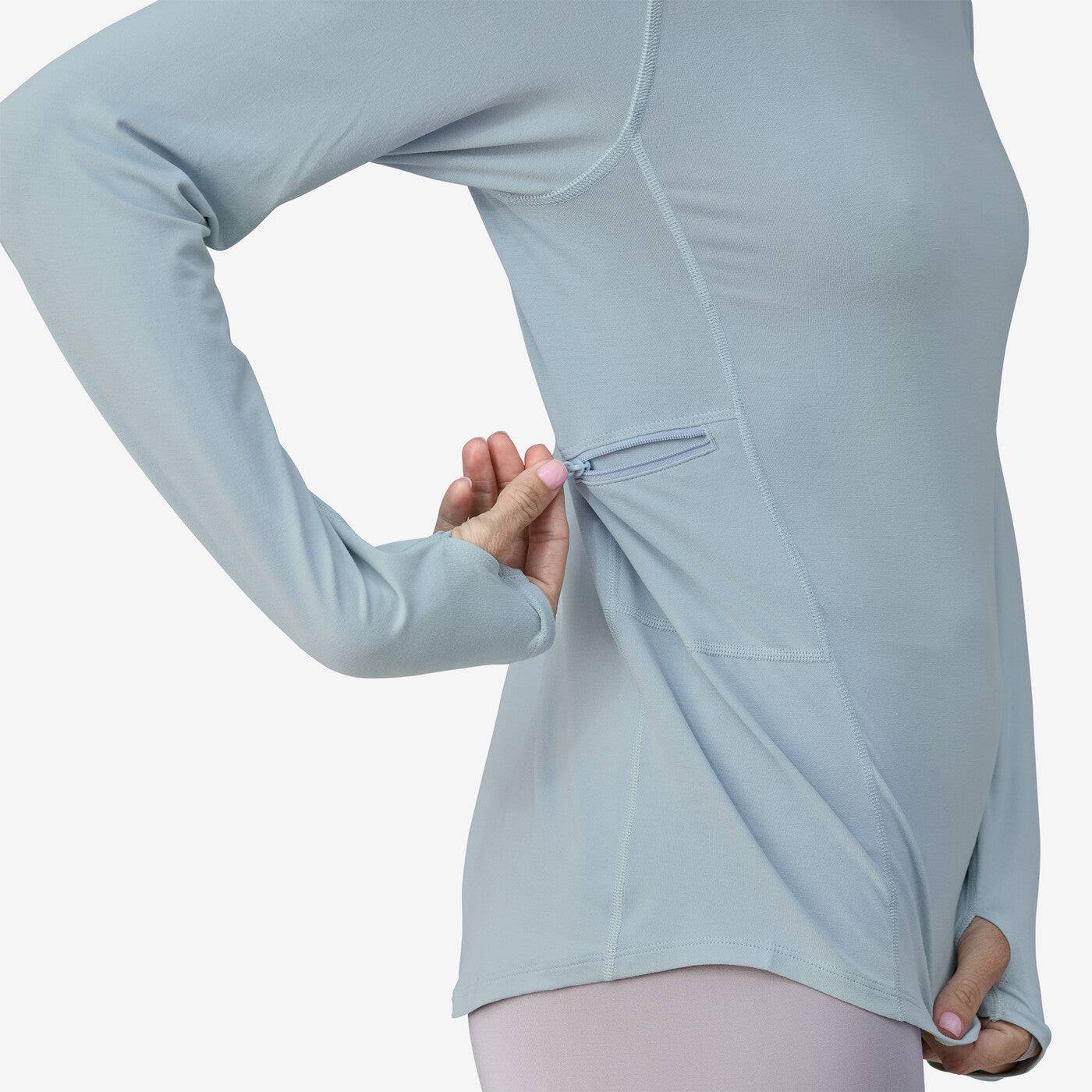 W's Tropic Comfort Natural Hoody - The Blue Quill Angler