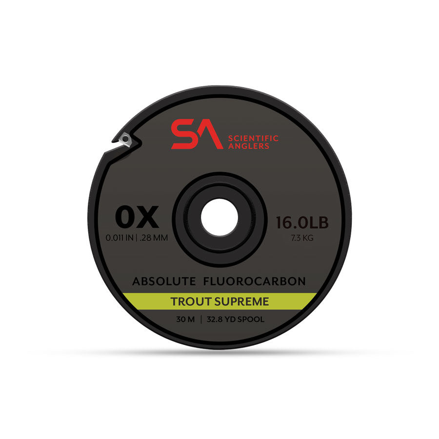 Absolute Fluorocarbon Trout Supreme Tippet 30 Meters