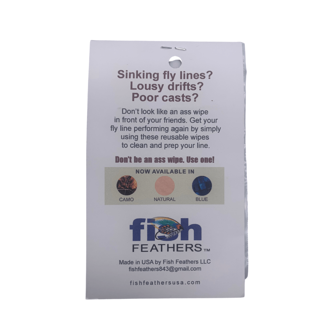 Ass Wipes Fly Line Cleaning Patches - The Blue Quill Angler