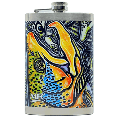 Mfc Stainless Hip Flask - The Blue Quill Angler