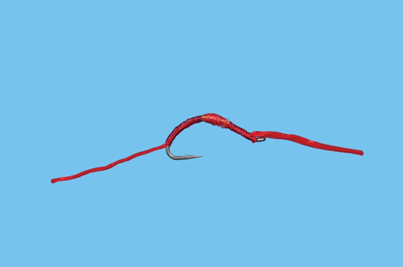 Flossy Worm - The Blue Quill Angler