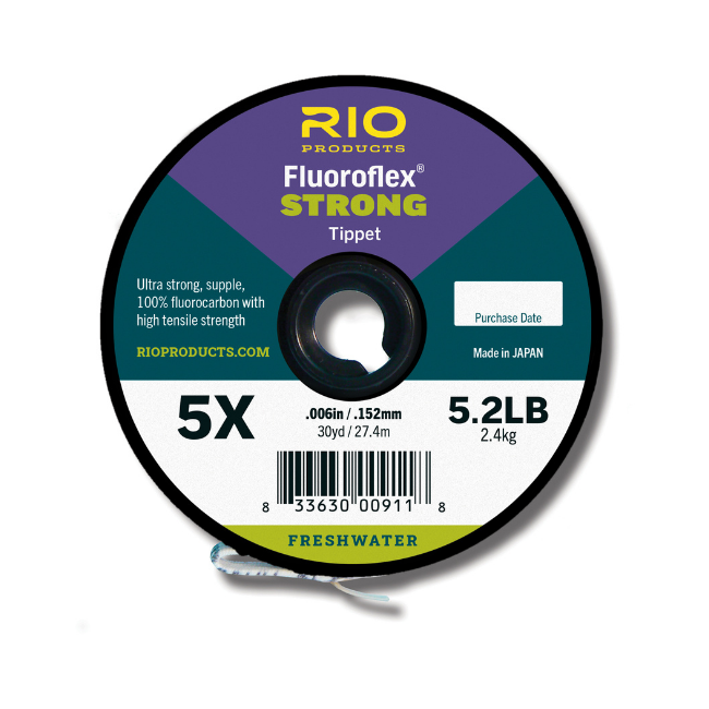 Rio Fluoroflex Strong Tippet - Guide Spool (100 yards)