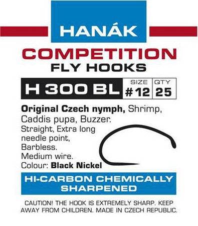 Hanak H300Bl Grub/Czech - 25 Pack - The Blue Quill Angler