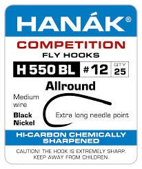 Hanak H550Bl All-Round Barbless Nymph Hooks - 25 Pack