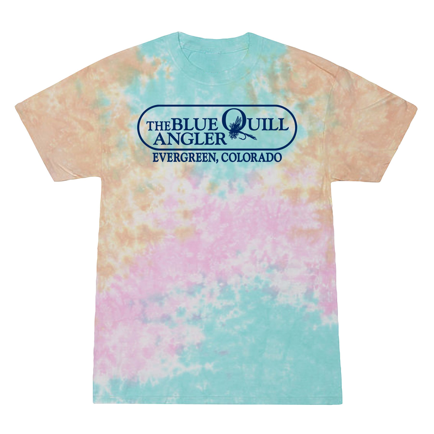 Blue Quill Angler T-Shirt - Tie Dye