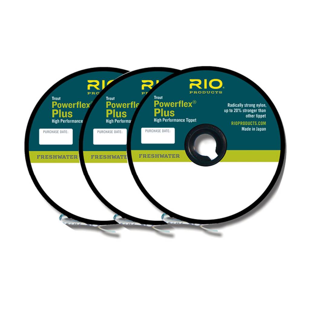 Rio Powerflex Plus Tippet 3 Pack 4X-6X