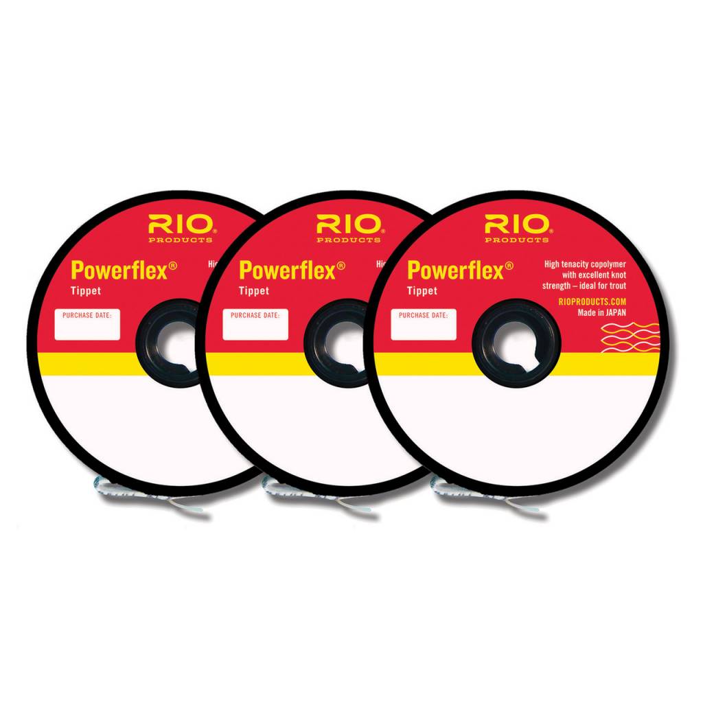 Rio Powerflex Tippet 3 Pack - 4-6X