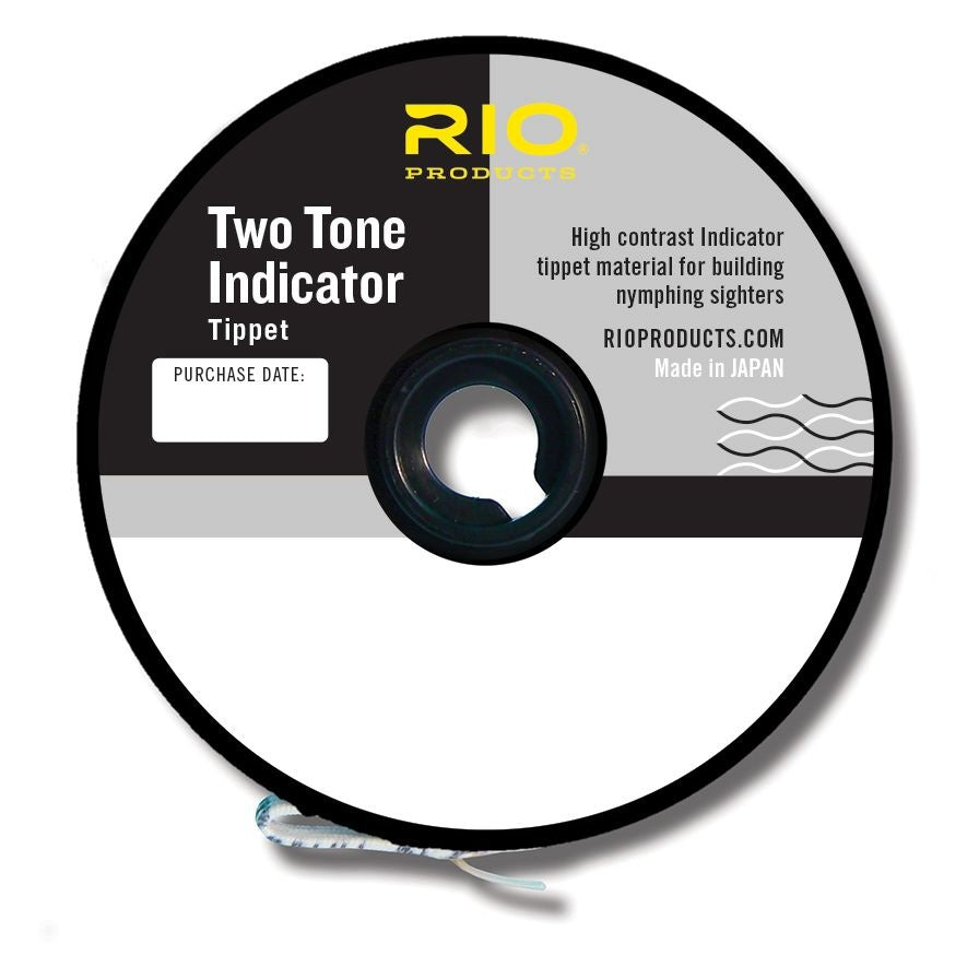 Rio 2-Tone Indicator Tippet - Black/White