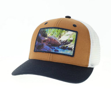 River Scene Mid - Pro Trucker Camel/Navy/White - The Blue Quill Angler