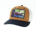 River Scene Mid - Pro Trucker Camel/Navy/White - The Blue Quill Angler