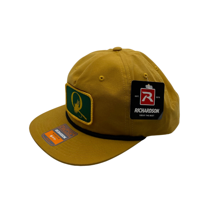 BQA Logo Adjustable Flat Bill Rope Hat (R-256) - "Q" Logo Patch
