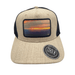 Sunset Roadie Trucker - Heather Tan/Black - The Blue Quill Angler