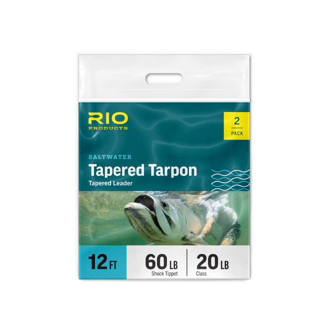 Rio Tarpon Tapered Leader - 12Ft - 2 Pack
