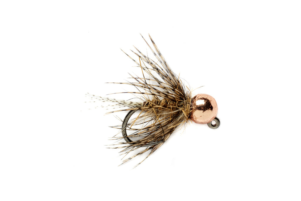 Tungsten Bomb March Brown Jig - ( FULLING MILL)