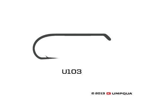 dai-rikr fish hooks U Series U103 Hook - 50 Pack - Umpqua