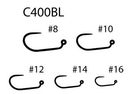 Competition Hooks - C400Bl - 60 Degree Jig