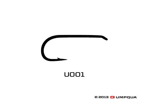 Umpqua U Series U001 Hooks - 50 Pack (Dai-Riki 300 Equivalent)