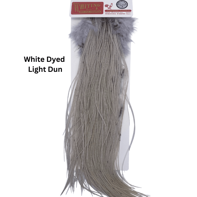 Whiting Rooster Midge Saddle - Silver Grade - The Blue Quill Angler