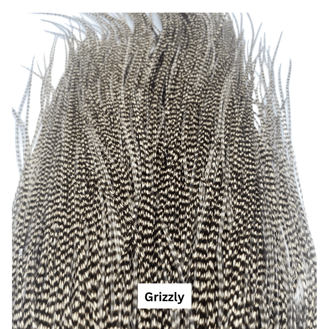 Whiting Rooster Midge Saddle - Silver Grade - The Blue Quill Angler